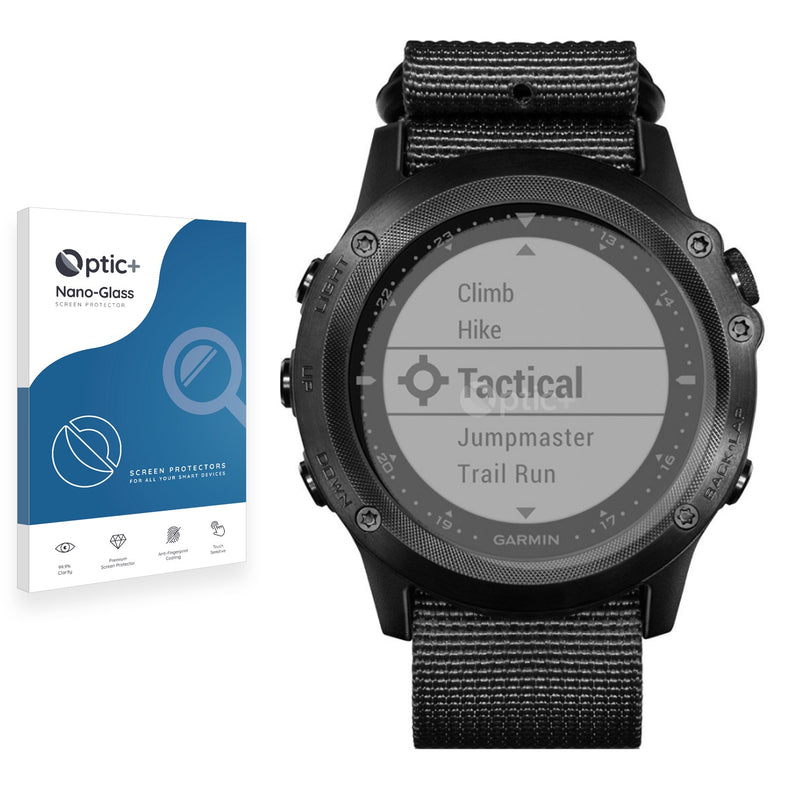 Optic+ Nano Glass Screen Protector for Garmin Tactix Bravo