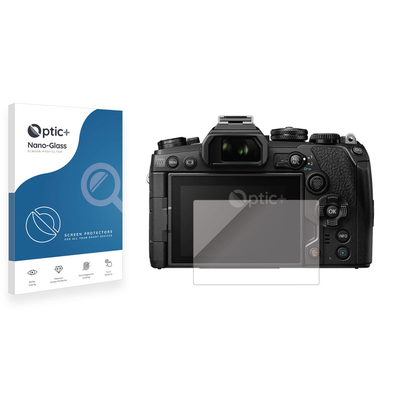 Optic+ Nano Glass Screen Protector for Olympus OM-D E-M10 Mark III