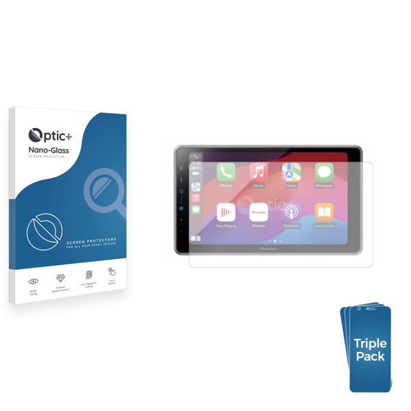 3-pack of Nano Glass screen protectors for Pioneer DMH-ZF7650BT