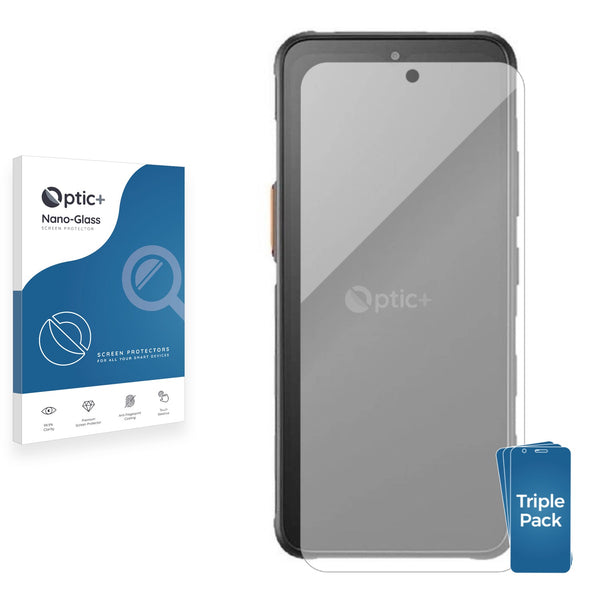 3pk Optic+ Nano Glass Screen Protectors for Samsung Galaxy XCover 7