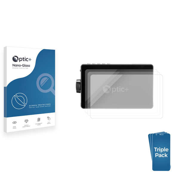 3-pack of Nano Glass screen protectors for Viltrox DC-A1 2800