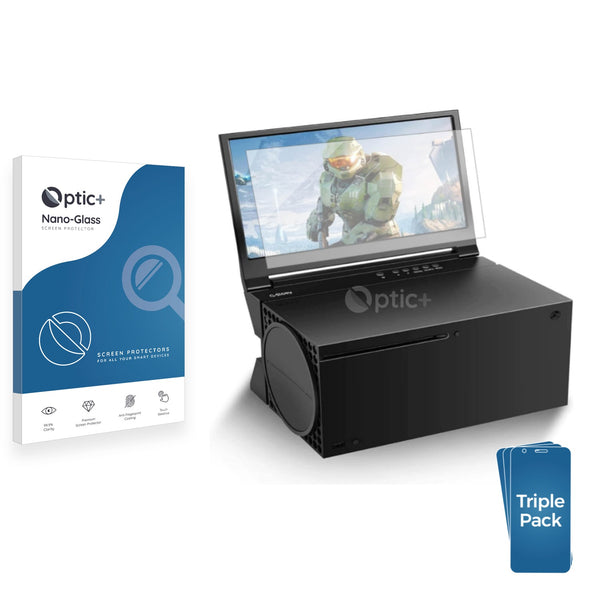3pk Optic+ Nano Glass Screen Protectors for G-STORY 12.5" Portable Monitor