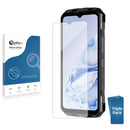 3pk Optic+ Nano Glass Screen Protectors for Doogee S100 Helio G99