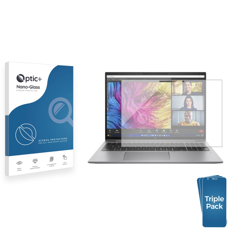 3-pack of Nano Glass screen protectors for HP Zbook Firefly 16 G11