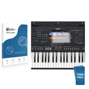 3-pack of Nano Glass screen protectors for Yamaha PSR-SX920