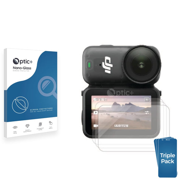 3-pack of Nano Glass screen protectors for DJI Osmo Nano