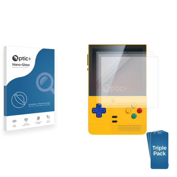 3-pack of Nano Glass screen protectors for Retroid Pocket Classic Handheld