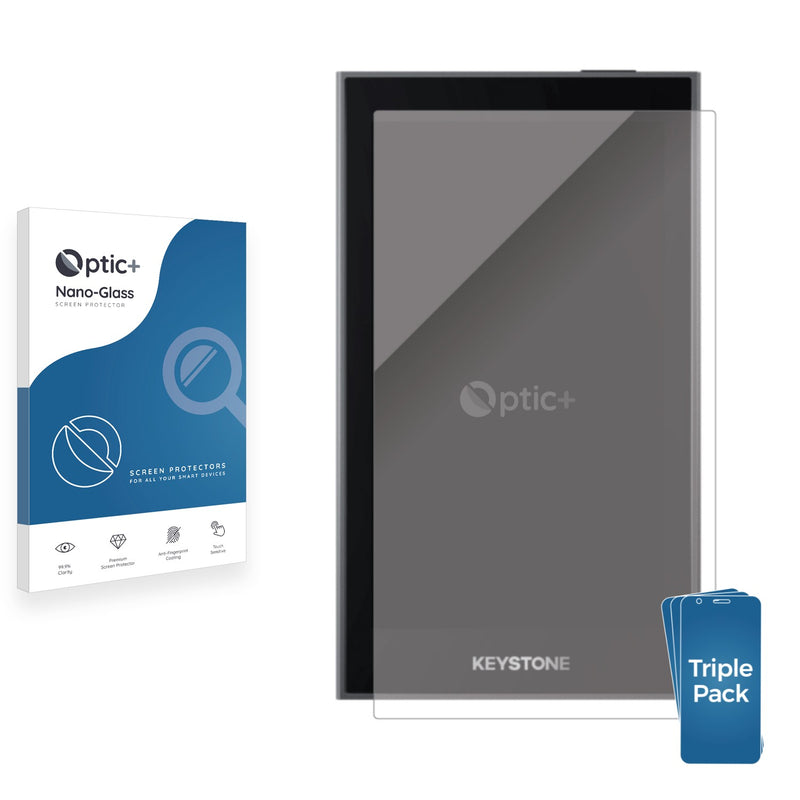 3pk Optic+ Nano Glass Screen Protectors for Teclast T60 - ScreenShield