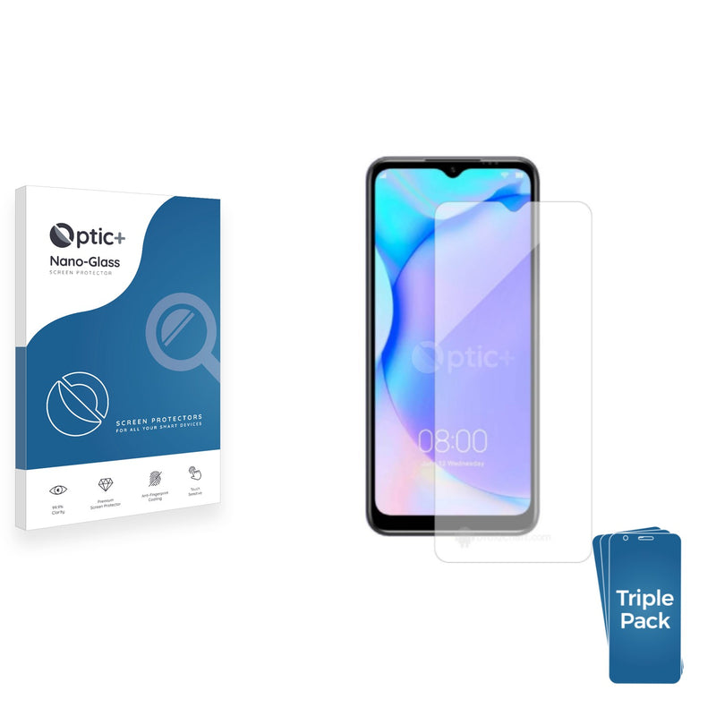 3-pack of Nano Glass screen protectors for Doogee N50 Pro