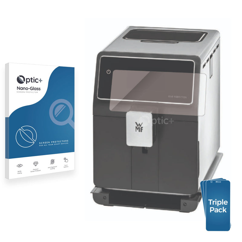 3-pack of Nano Glass screen protectors for WMF Perfection 880L