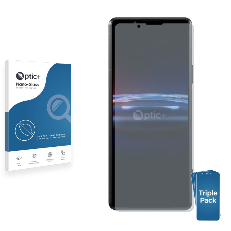 3pk Optic+ Nano Glass Screen Protectors for Sony Xperia Pro-I