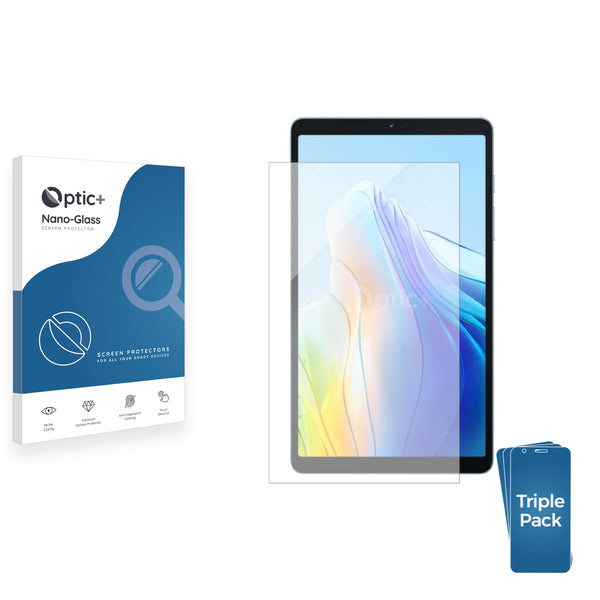 3pk Optic+ Nano Glass Screen Protectors for Blackview Tab 60