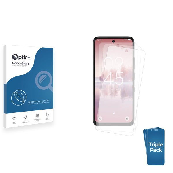 3-pack of Nano Glass screen protectors for TCL 60 NxtPaper 4G
