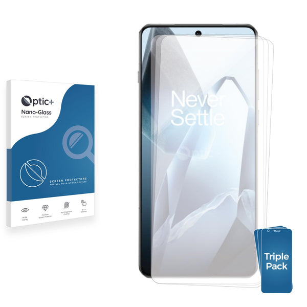 3-pack of Nano Glass screen protectors for OnePlus 13