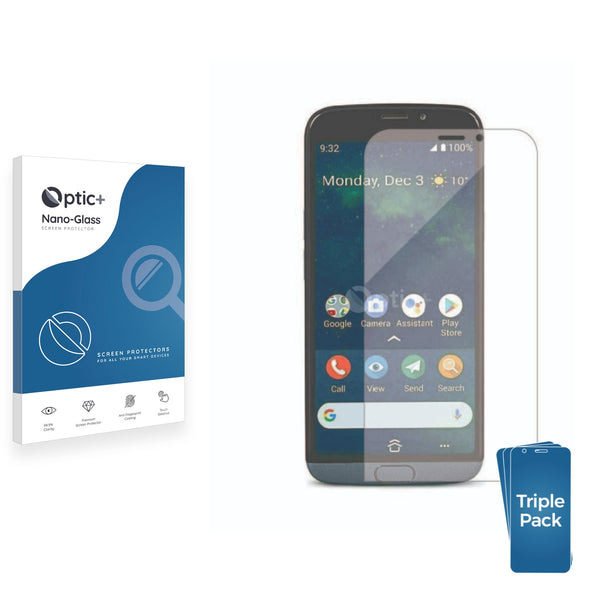 3-pack of Nano Glass screen protectors for Doro 8050 Plus