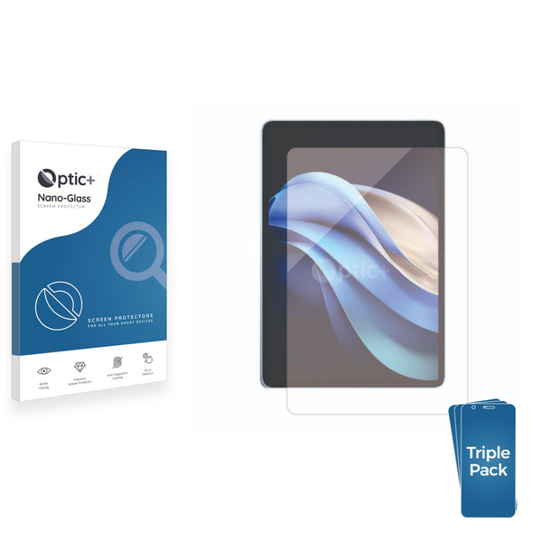 3pk Optic+ Nano Glass Screen Protectors for Vivo Pad 3