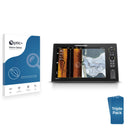 3pk Optic+ Nano Glass Screen Protectors for Humminbird Solix 12