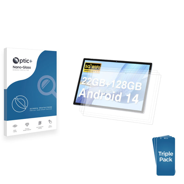 3-pack of Nano Glass screen protectors for DEERTiME E6 10.1"
