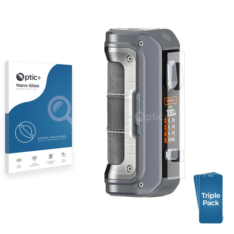 aegis geekvape glass 3pk Optic+ Nano Glass Screen Protectors for GeekVape Aegis Max2 aegis geekvape glass 3pk Optic+ Nano Glass Screen Protectors for GeekVape Aegis Max2