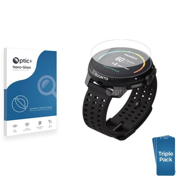 Brotect Pellicola Vetro Ibrido Per Suunto Spartan Ultra (3 Pezzi) | Durezza 9H Anti Graffio | Made In Germany