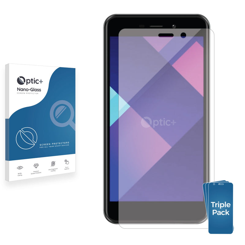 3pk Optic+ Nano Glass Screen Protectors for Opel Smart J5