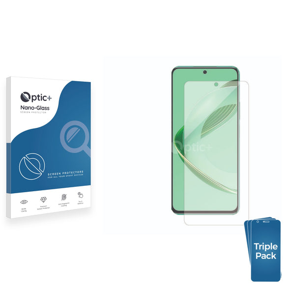 3pk Optic+ Nano Glass Screen Protectors for Huawei Nova 12 SE