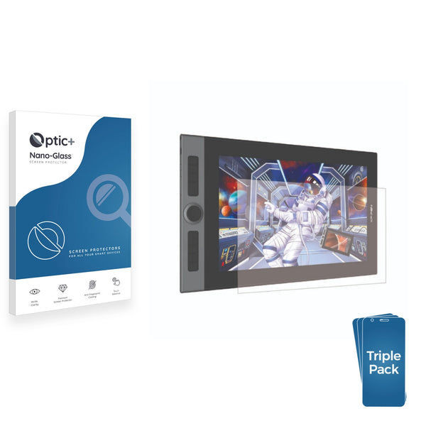 3pk Optic+ Nano Glass Screen Protectors for XP-PEN Artist Pro 16 (Gen 2)