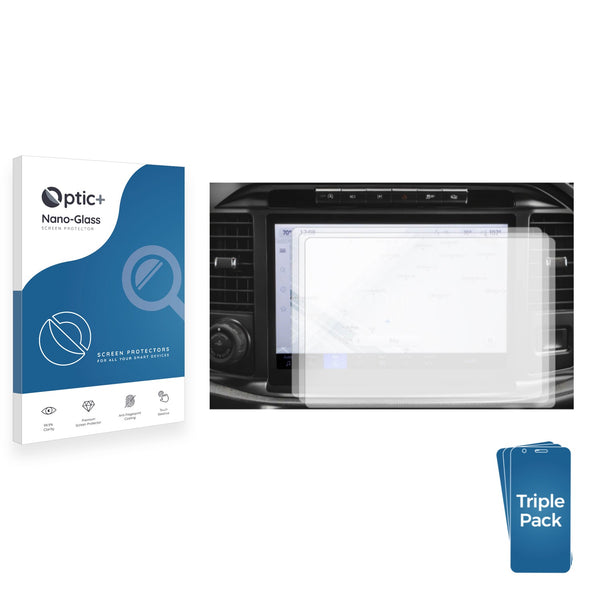 3-pack of Nano Glass screen protectors for Ford F-150 Raptor 12" Infotainment (2024-2025)