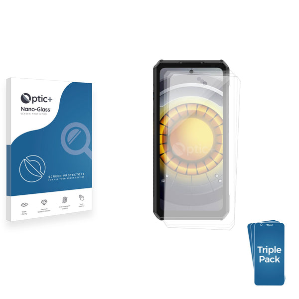 3-pack of Nano Glass screen protectors for Ulefone Armor 30 Pro