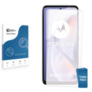 3-pack of Nano Glass screen protectors for Motorola Moto E15