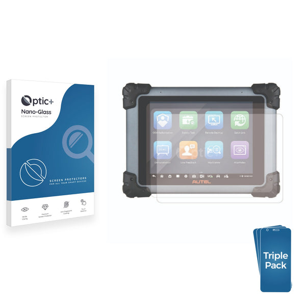 3-pack of Nano Glass screen protectors for Autel MaxiSys Elite II PRO