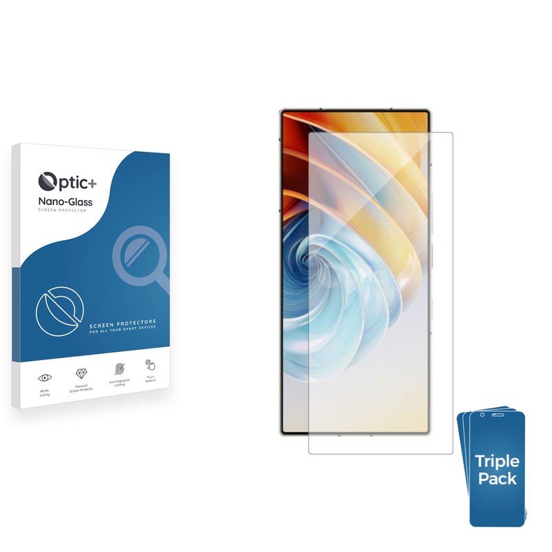 3-pack of Nano Glass screen protectors for ZTE Nubia Z60 Ultra Leading