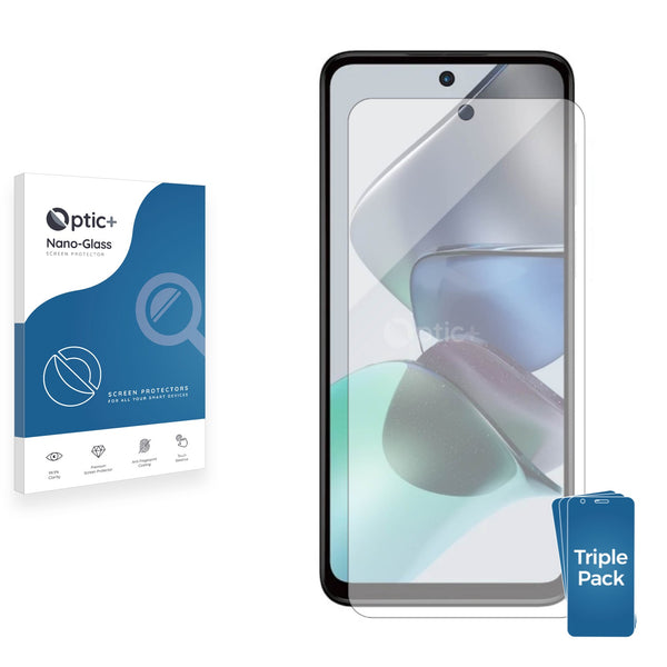 3pk Optic+ Nano Glass Screen Protectors for Motorola Moto G24