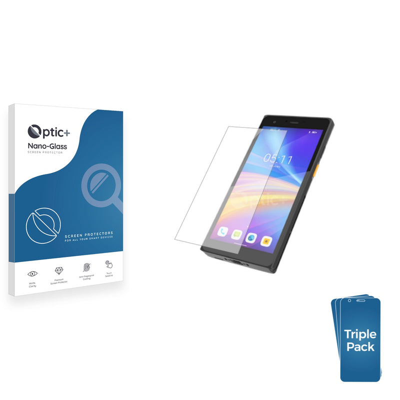 3pk Optic+ Nano Glass Screen Protectors for Werock Scoria P160