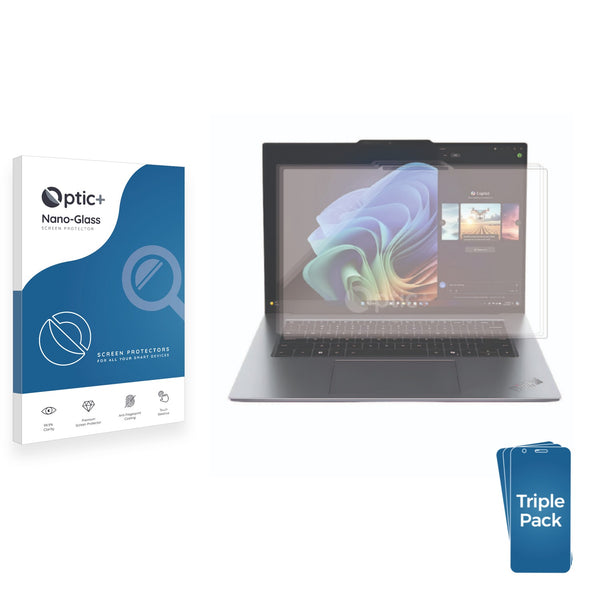 3-pack of Nano Glass screen protectors for Lenovo ThinkPad X9 15 Aura Edition 15