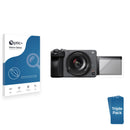 3pk Optic+ Nano Glass Screen Protectors for Sony FX30 Cinema Line