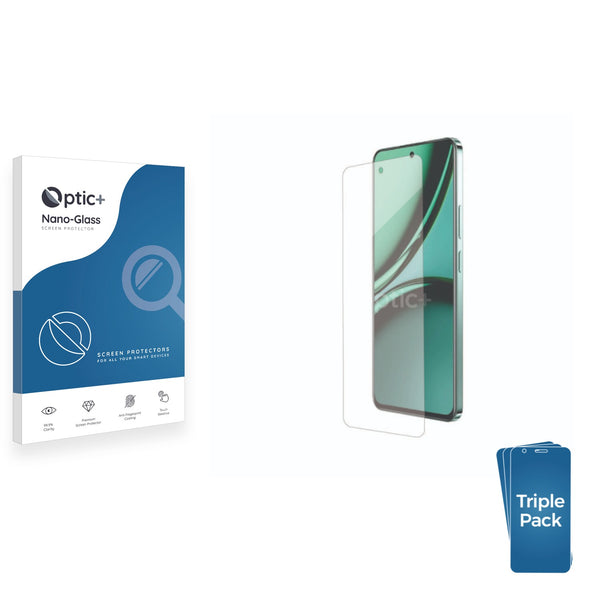 3pk Optic+ Nano Glass Screen Protectors for realme Narzo  70 Pro