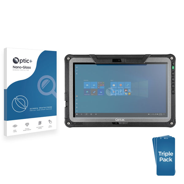 3pk Optic+ Nano Glass Screen Protectors for Getac F110