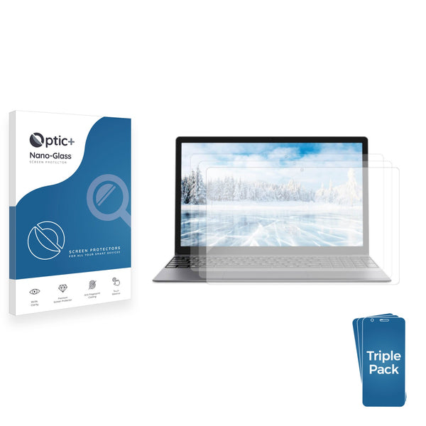 3-pack of Nano Glass screen protectors for BMAX X15 Pro
