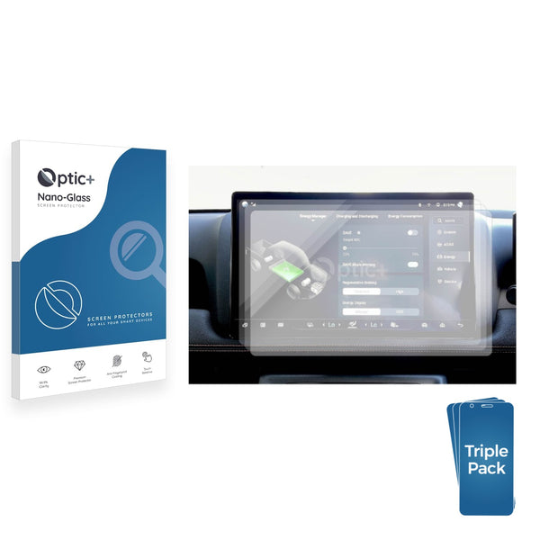 3-pack of Nano Glass screen protectors for BYD Shark 6 15.6" Infotainment display