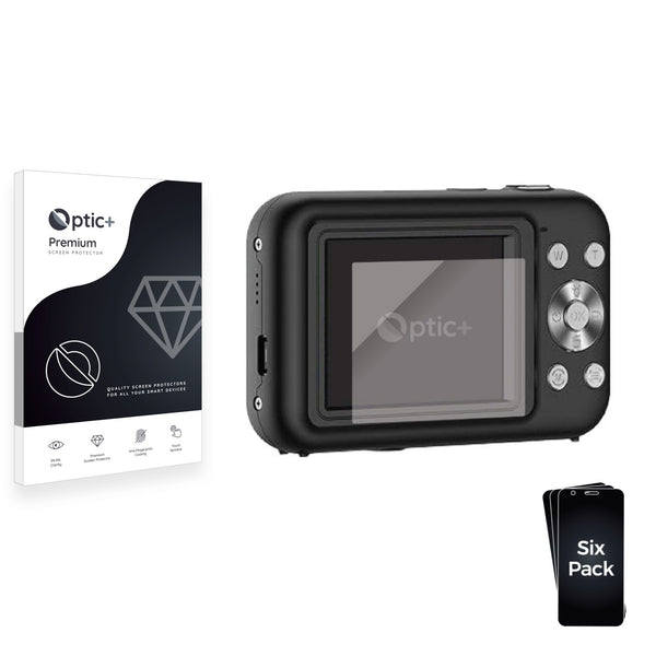 6pk Optic+ Premium Film Screen Protectors for Aoregre DC406