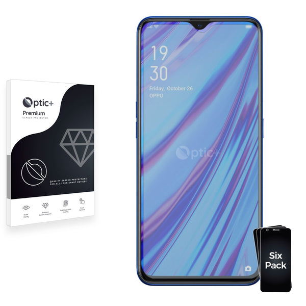 6pk Optic+ Premium Film Screen Protectors for Oppo A9 2020