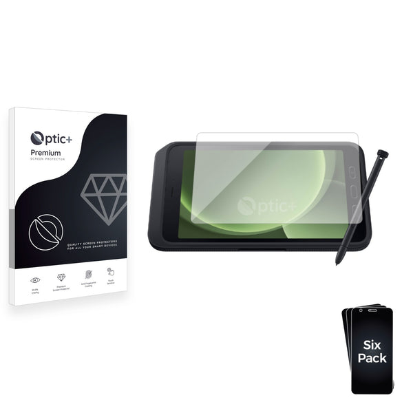 6pk Optic+ Premium Film Screen Protectors for Samsung Galaxy Tab Active5