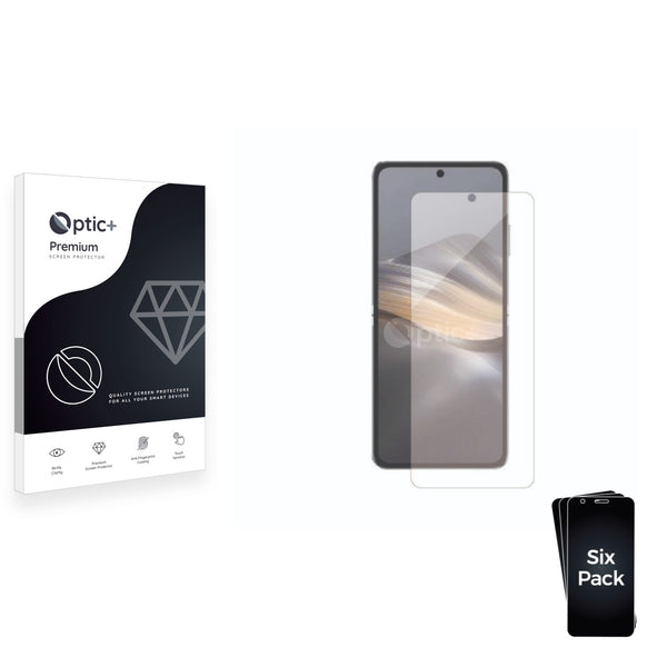 6pk Optic+ Premium Film Screen Protectors for Huawei Pocket 2