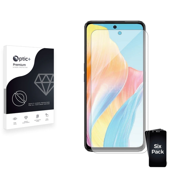 6pk Optic+ Premium Film Screen Protectors for Oppo A98