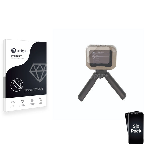 6pk Optic+ Premium Film Screen Protectors for Garmin Xero C1 Pro Chronograph