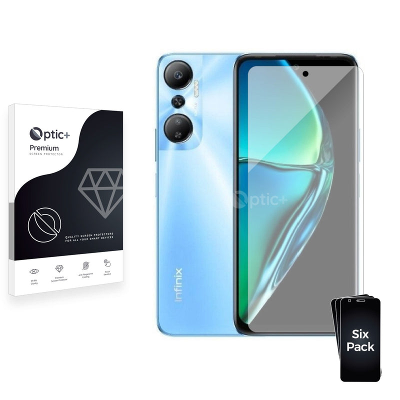 6pk Optic+ Premium Film Screen Protectors for Infinix Hot 40 Pro