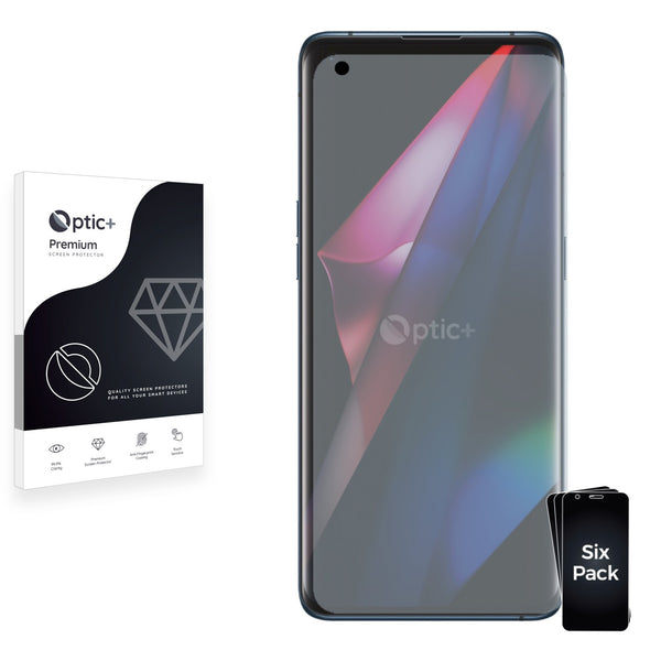 6pk Optic+ Premium Film Screen Protectors for Oppo Find X3