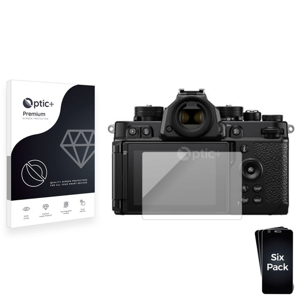 6pk Optic+ Premium Film Screen Protectors for Nikon Z F