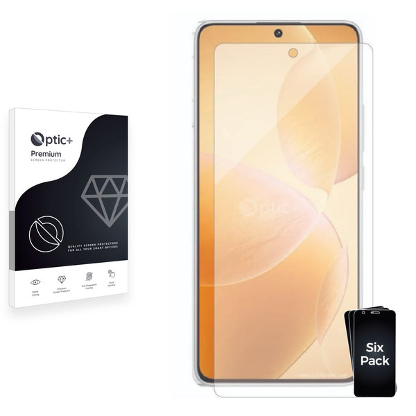 6pk Optic+ Premium Film Screen Protectors for Xiaomi Poco X6 Pro